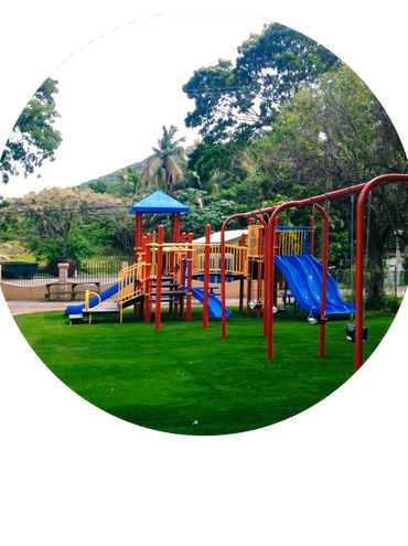 Playground Swing Surfacing with shock pads