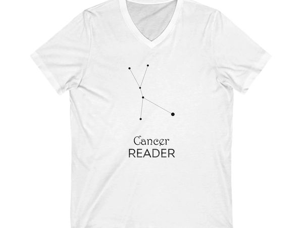Homebody vibes style! Perfect Cancer reader this tee is as comforting as your favorite reading nook.