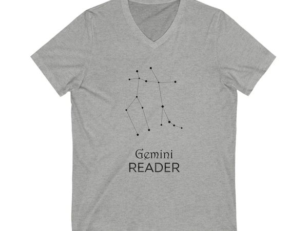 For the curious  Gemini! This t-shirt reflects your love for a endless conversations about books.