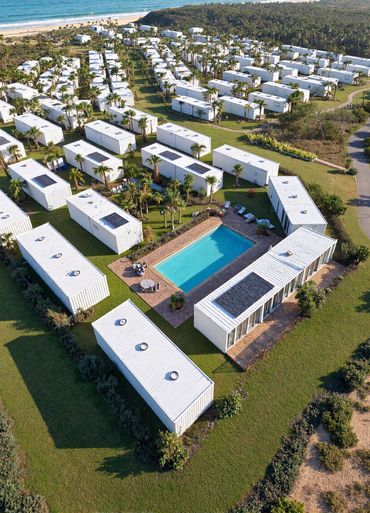 AI Powered Impression of OakZERO Build To Rent Project at Tannam Sands, QLD, 4680.