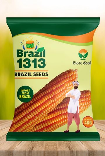 Packaging for Brazil 1313 corn seeds by Biore Seed, 4kg.