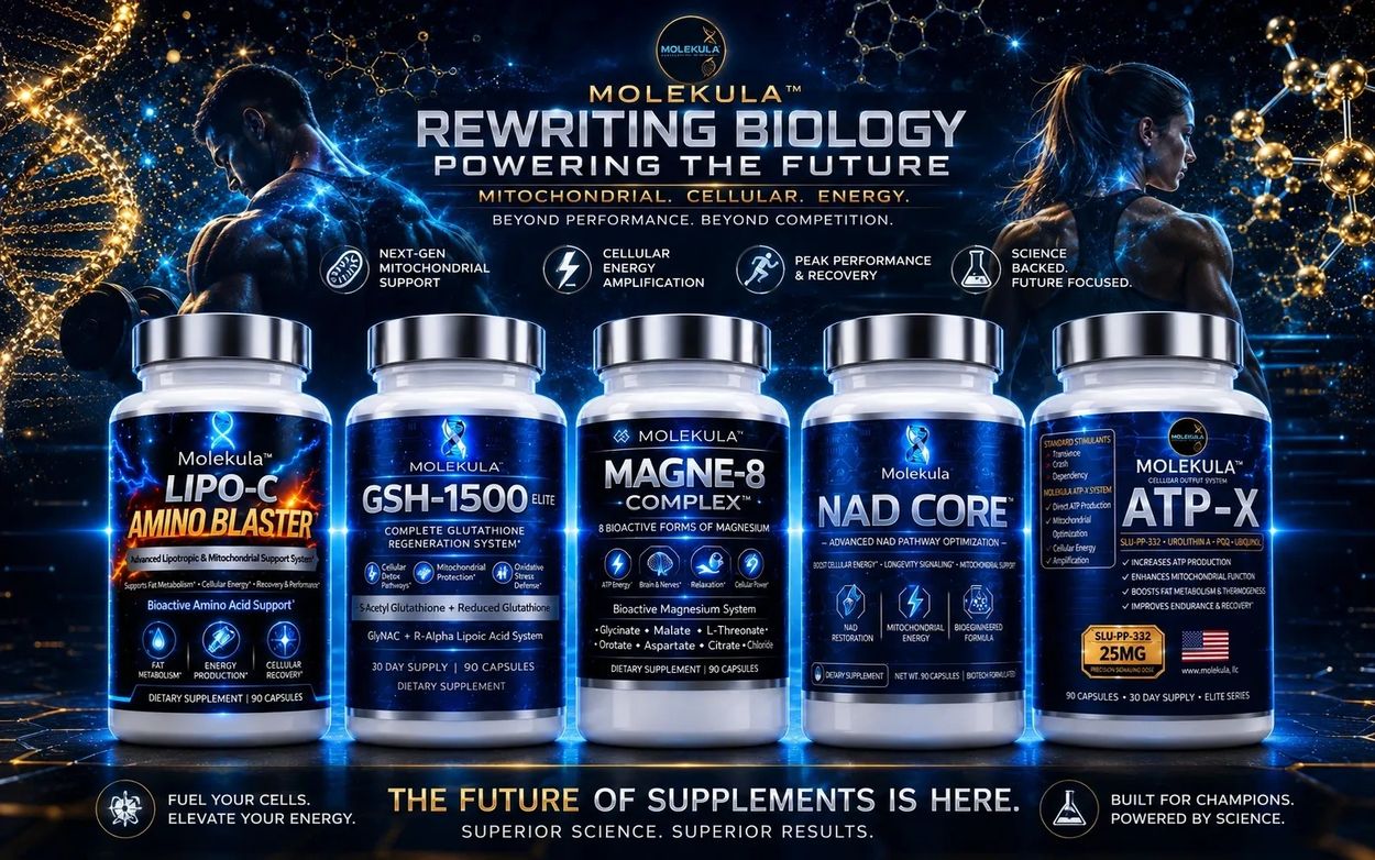 Molekula mitochondrial supplements for energy and recovery.