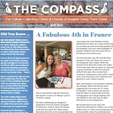 A Fabulous 4th in France - Imagine Going There Travels Print Version of The Compass 