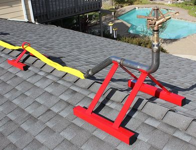 The hurricane 270 whole house roof sprinkler