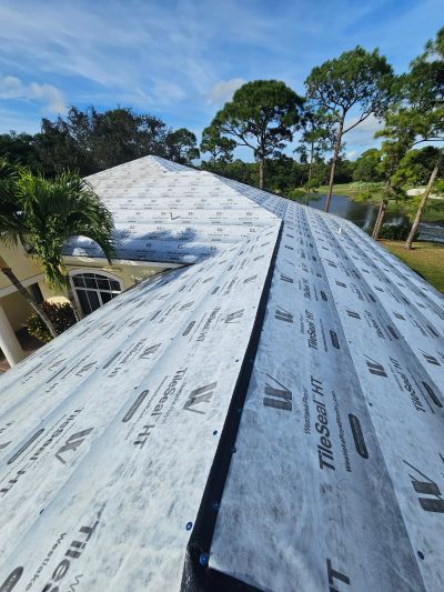 roof inprogress in daytona beach,fl