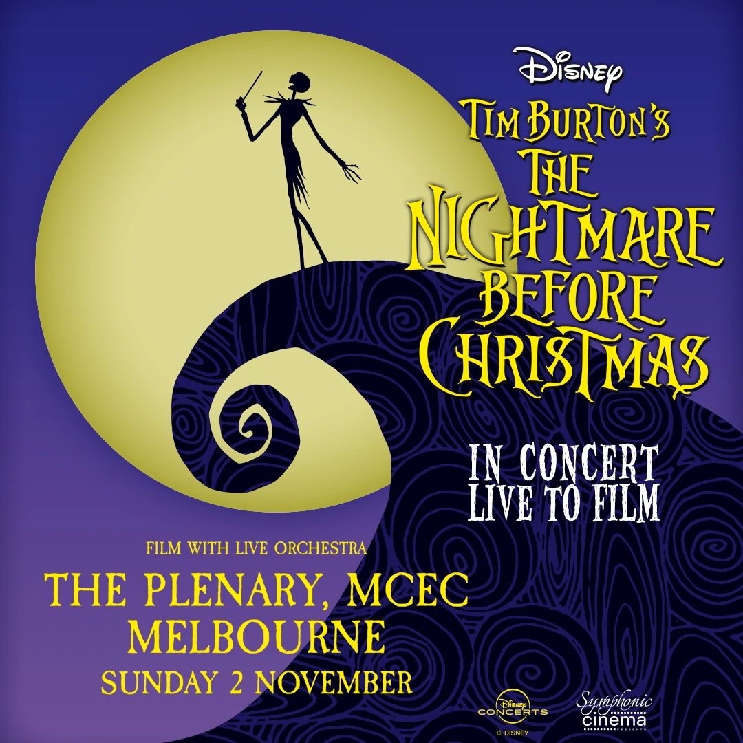 Tim Burton’s The Nightmare Before Christmas in Concert Live-to-Film featuring the animated classic o