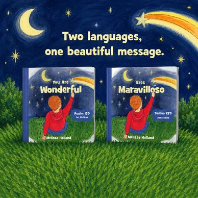 Children's books in English and Spanish share a beautiful message about being wonderful.