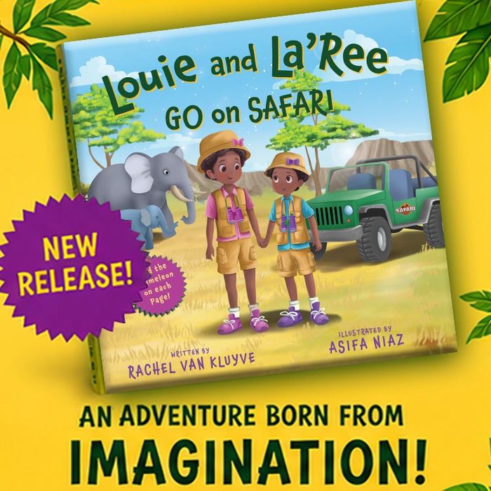 Louie and La'Ree Go on Safari by Rachel an Kluye