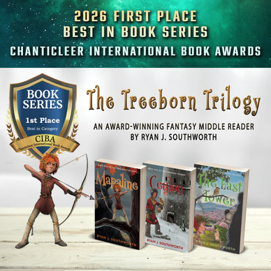 Award-winning fantasy book series The Treeborn Trilogy by Ryan J. Southworth.