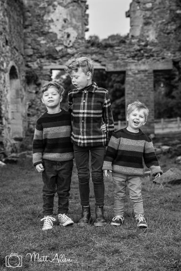 Kids portrait at Gracedieu Priory, Leicestershire