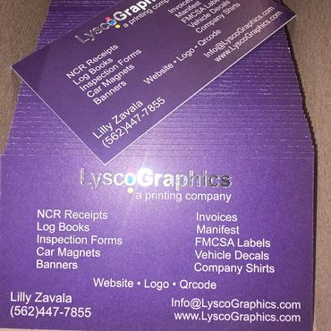Foil Stamped Business Cards
