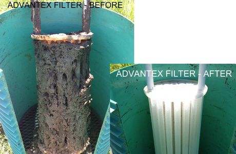 Advantex Bio Filter - Before and After
Used on AX20 systems and reccomended in general