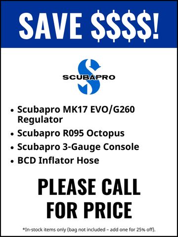 Scubapro MK17 Evo/G260 Regulator ON SALE!
