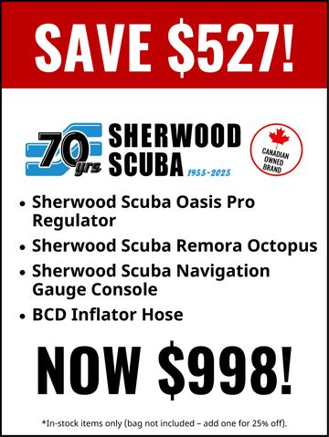 Sherwood Scuba Oasis Pro Regulator Package