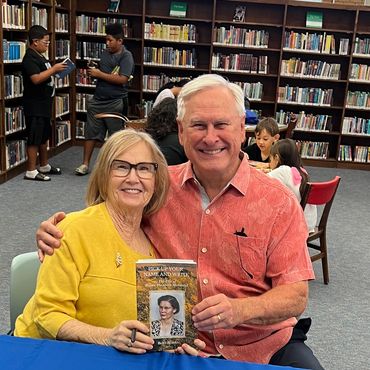 August 24, 2024, book signing at Kings County Library, Hanford, CA  with Melvin Pettigrew, friend si