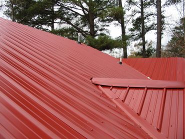 red metal roof