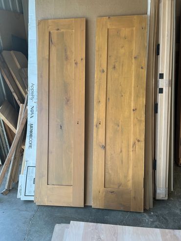 Alder closet doors 21”x80 $250 located at the shop hi