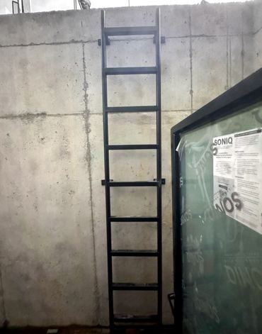 Custom steel fabrication and ladder repair by Southern Arc Mobile Welding.