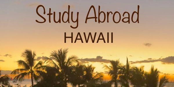 Study Abroad Hawaii at Waikiki Beach.