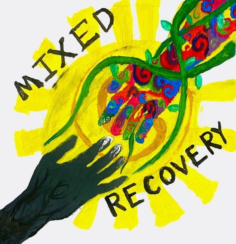 Mixed Recovery Logo - Handmade Art by Lance Rounds