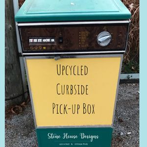 Curb side Pickup box at stonehouse designs brick and mortar location