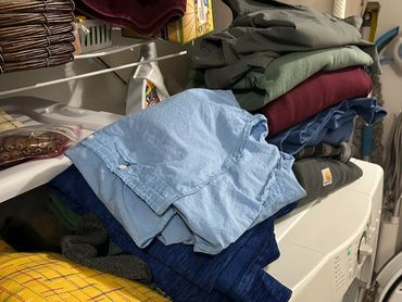 One of our local Veterans was in the hospiital recovering from a double amputation and needed his la