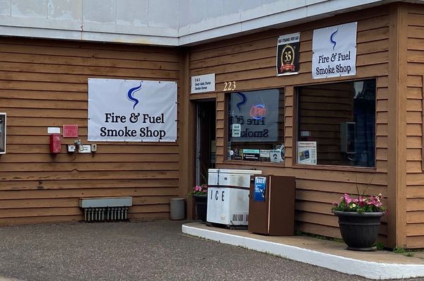 View of outside of building at Fire & Fuel Smoke Shop