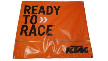KTM PVC Banner - Ready to race