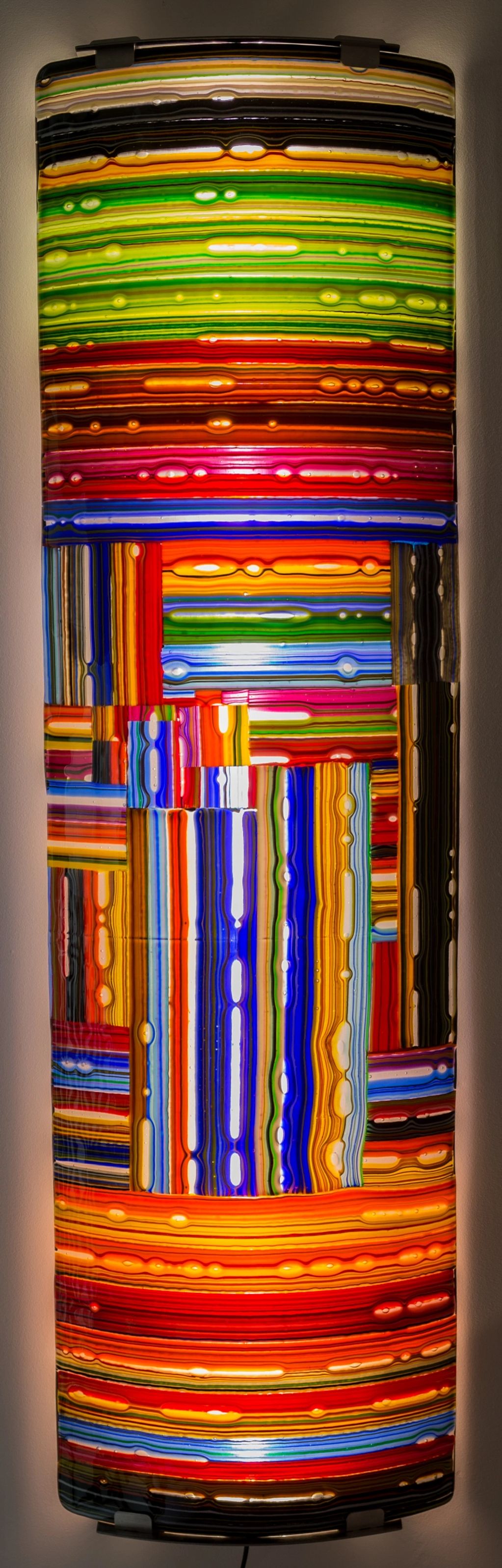 Organic style colour wall series 56 x 17 " 
Wall sculpture