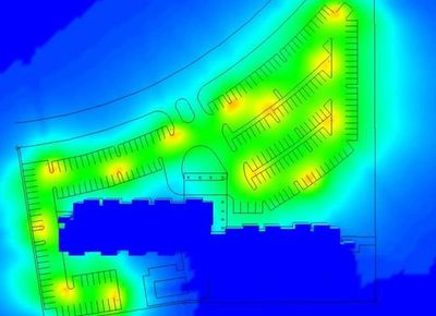 PARKING LOT LIGHTS INSTALLATION, PHOTOMETRIC PLAN AND 40 YEARS RECERTIFICATION