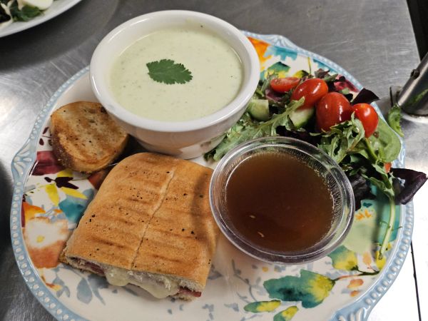 Sandwich, Soup, Side