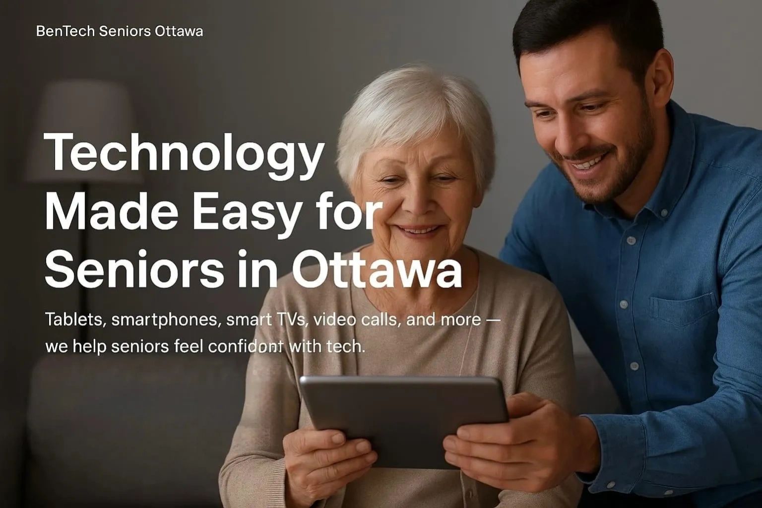 Helping seniors in Ottawa learn technology confidently with tablets and smartphones.