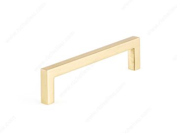 Kitchen cabinet handles pulls knobs gold brass square