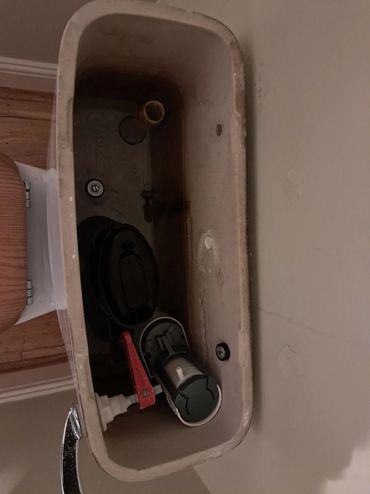 Replaced syphon and inlet valve