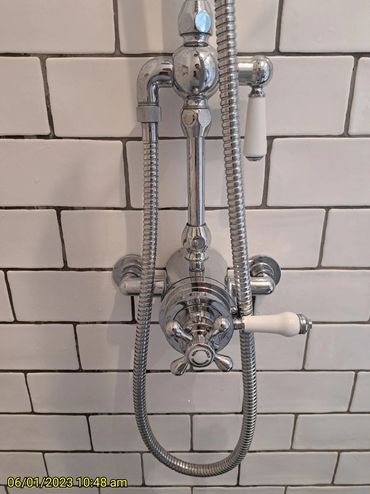 Fitted new shower