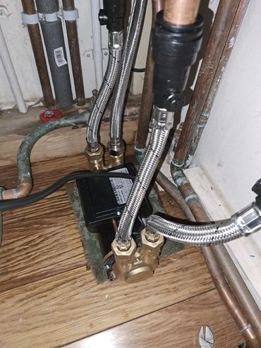 Fitted new shower pump