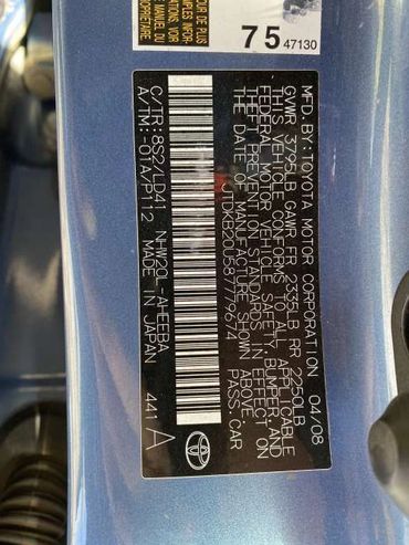 WHAT DO DO AFTER A CAR ACCIDENT VIN LABEL