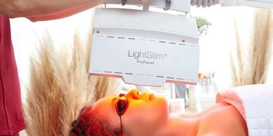 Red light therapy provides a youthful glow while helping to eliminate lines and wrinkles