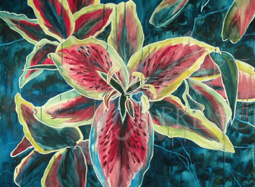 A New Day | 48" x  60" | Acrylic Paint on gallery wrapped stretched canvas