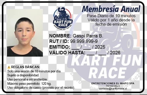 Membresia Kart Fun Race