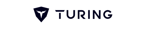 Logo of Turing with a stylized bird inside a shield.