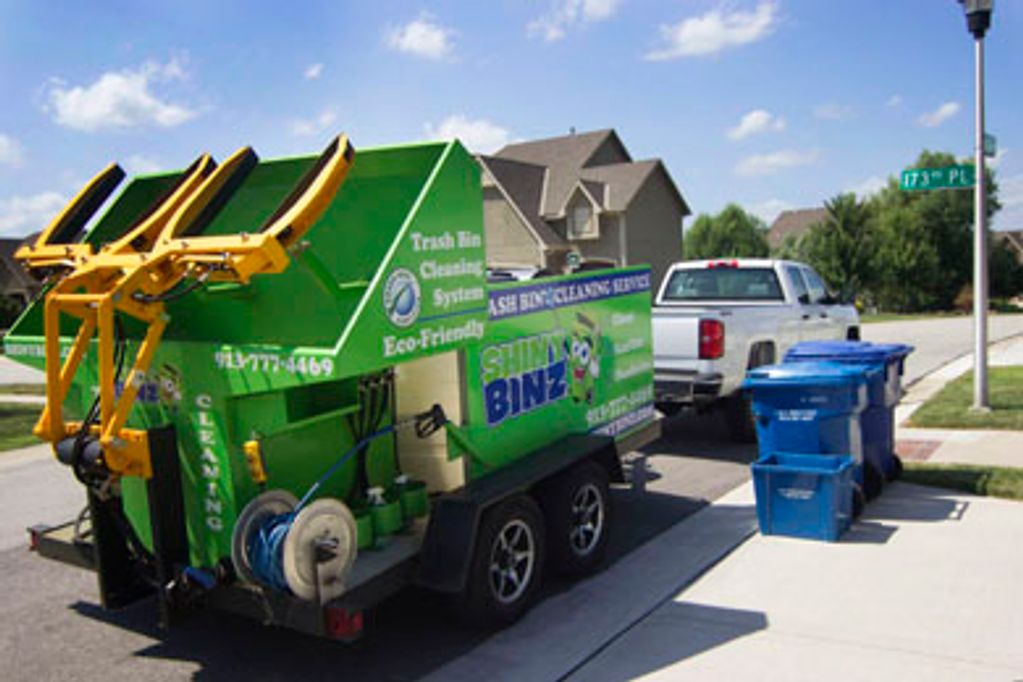 Shiny Binz arrives at your home on the same day as your trash pick up or the next morning.
