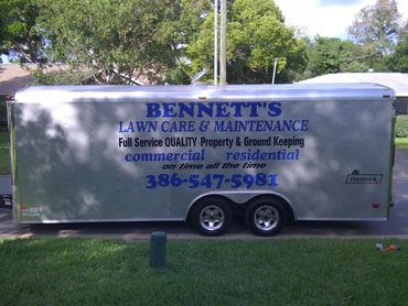 Lawn maint trailer