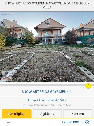 GENİŞ BAHÇESİ OLAN VİLLA