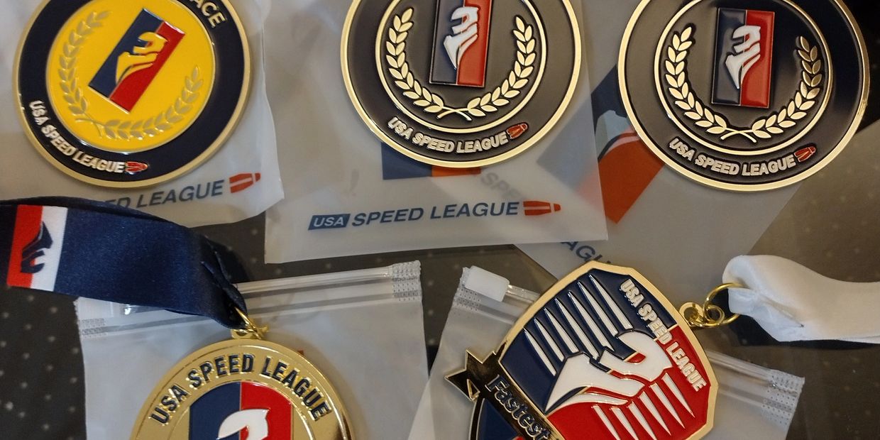 Authentic Medals from USA SPEED LEAGUE