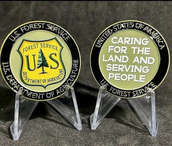 US FOREST SERVICE CHALLENGE COIN FOR SALE! 