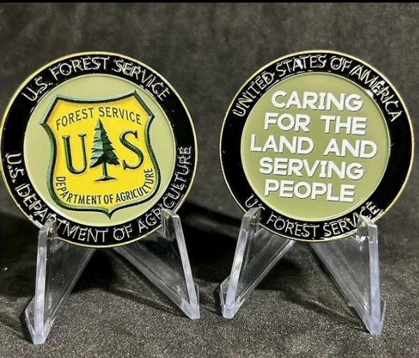NEW!🌟US FOREST SERVICE COIN 1.75"