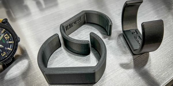 Watch display kit shown separately, designed to hold multiple watches