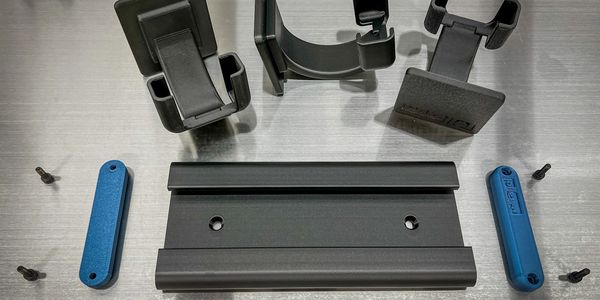 Luxury watch storage kit displayed apart to showcase capacity