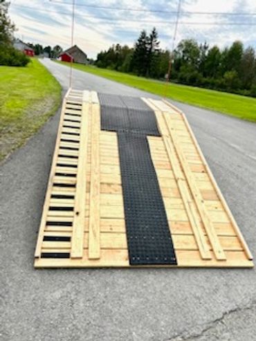 Our new Loading/Unloading Ramp that will be available for use at our Park and Ride Lot